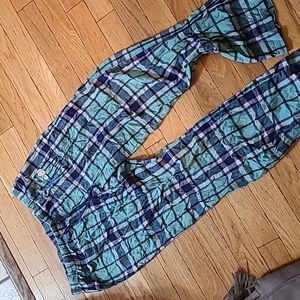 Smurfs Plaid PJ Bottoms